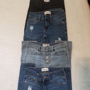 Lot of 4 pairs, Girls Size 8 Jordache Super Skinny jeans